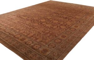 Tibetan Pomegranate Lattice Handwoven Rug