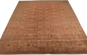 Tibetan Pomegranate Lattice Handwoven Rug