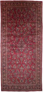 Antique Persian Sarouk Handwoven Rug