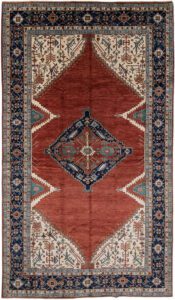 Afghan Serapi Handwoven Tribal Rug