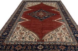 Afghan Serapi Handwoven Tribal Rug