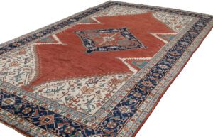 Afghan Serapi Handwoven Tribal Rug