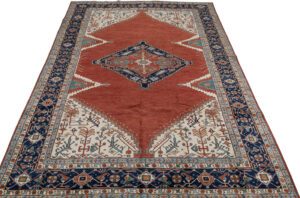Afghan Serapi Handwoven Tribal Rug
