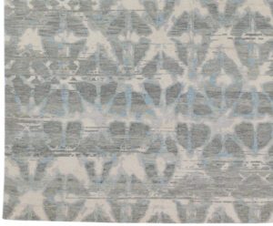 37568_KAN113A-Starburst_Arctic_Tibetan_Handwoven_Rug-6'0''x9'0''-Nepal-1-Border