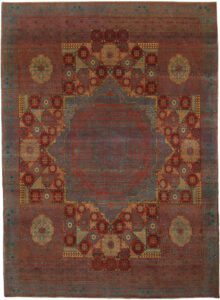 Turkish Mamluk Handwoven Rug