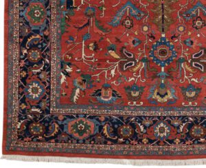 37963-Persian_Heriz_Fine_Ultimate_Village_Rug-8'1''x11'5''-Iran-1-Border
