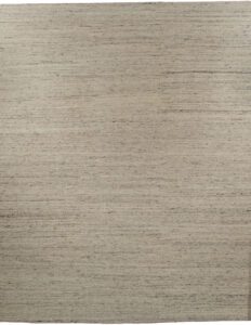 Chunky Flatweave Oatmeal Handwoven Rug