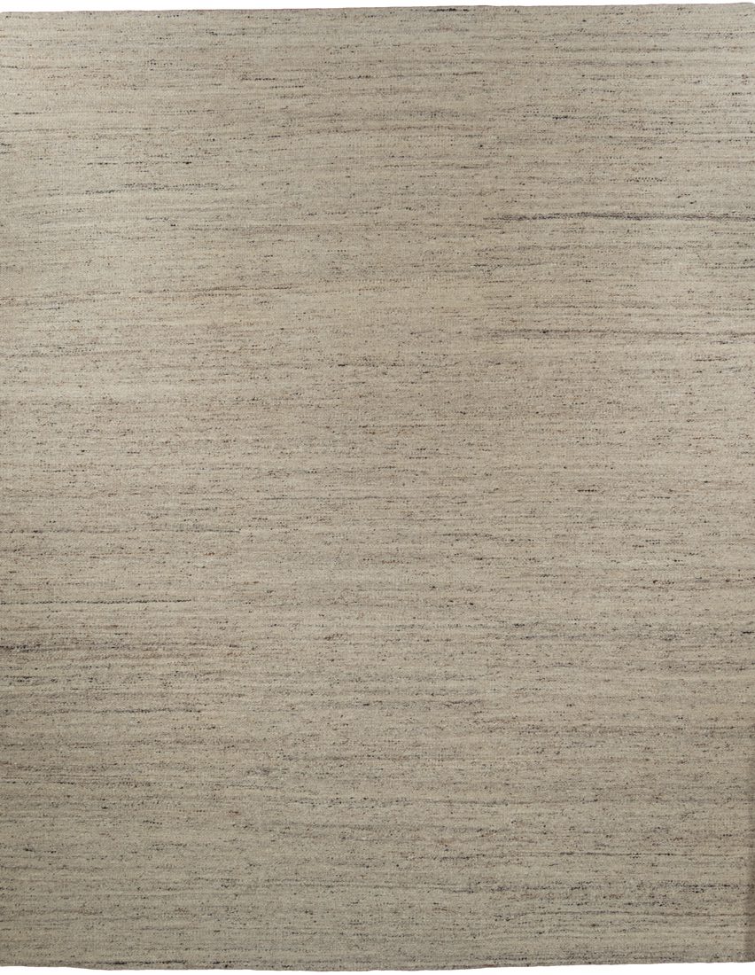 Chunky Flatweave Oatmeal Handwoven Rug