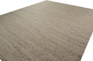 Chunky Flatweave Oatmeal Handwoven Rug