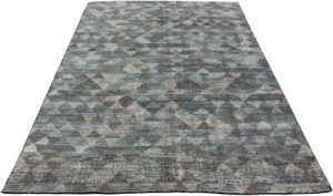 Stone Washed Scandinavian Handwoven Rug