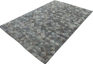 Stone Washed Scandinavian Handwoven Rug