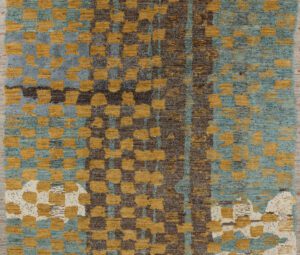 54914_UMD524A-Nalah_Karo_Goldenrod_Blue_Handwoven_Rug-9'1''x12'0''-Afghanistan-1-Center