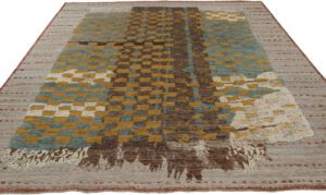 Afghan Modern Handwoven Wool Rug