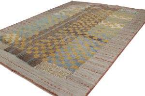 Afghan Modern Handwoven Wool Rug